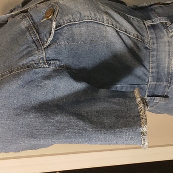 A-6 Denim Mini dress sz medium  Mebon machine  jeans - Picture 10 of 15